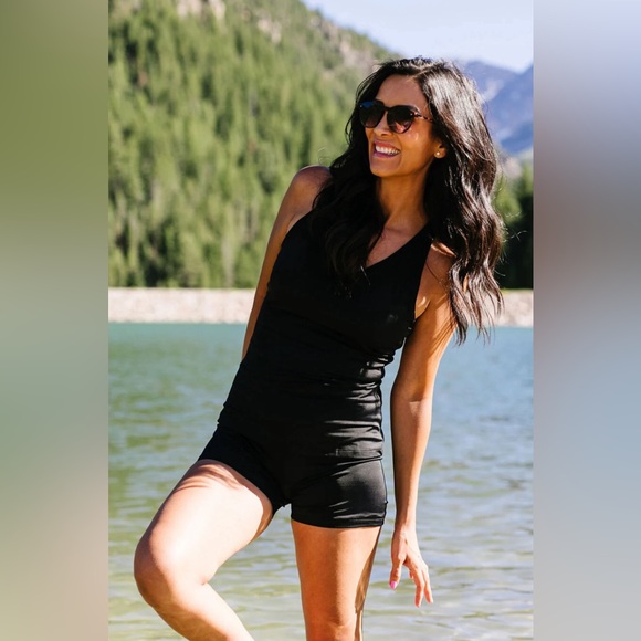 KIAVA HIGH WAISTED SWIM SHORTS - Picture 3 of 4